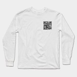 QR Code Scan Long Sleeve T-Shirt